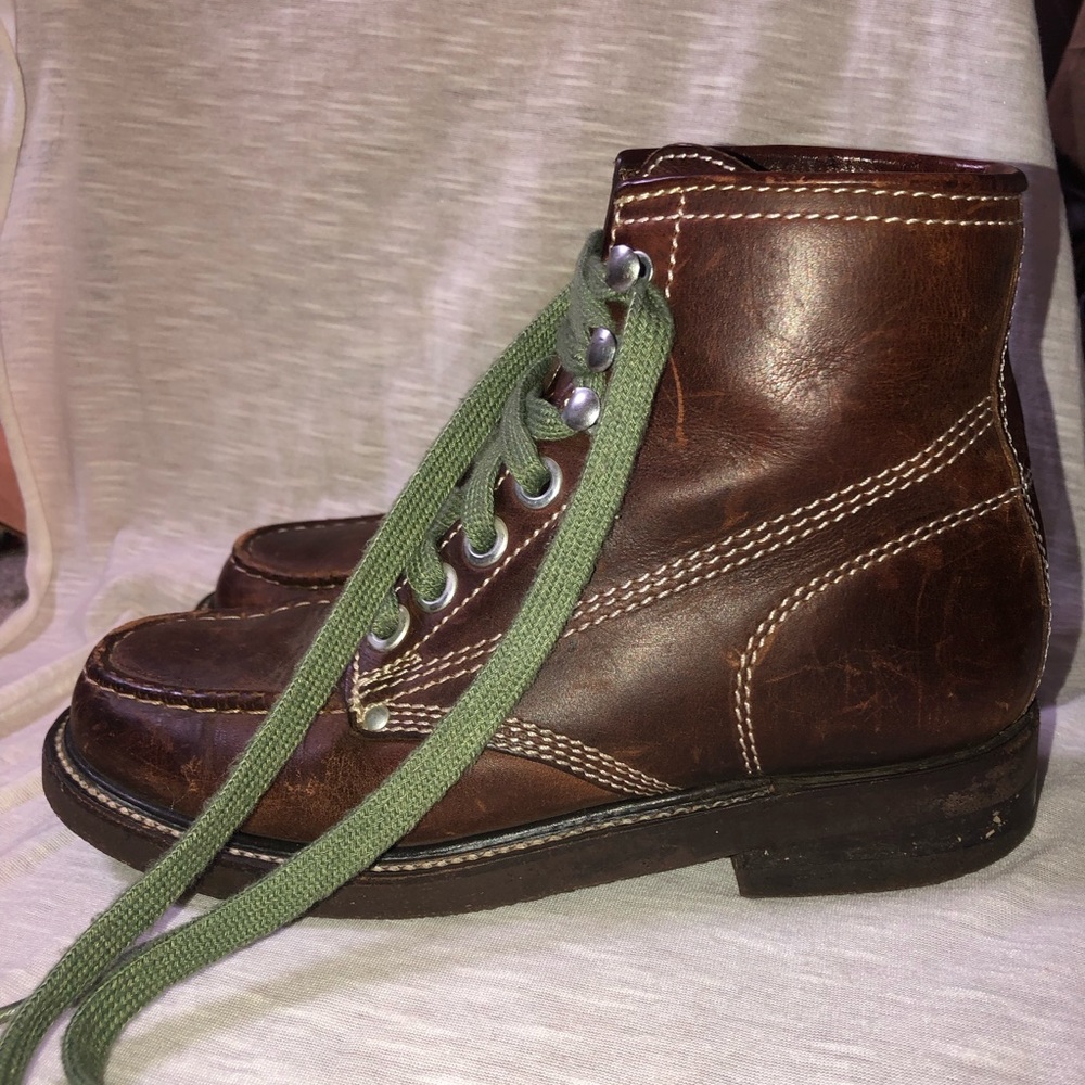 Vintage J Crew leather boots. Size 6.5